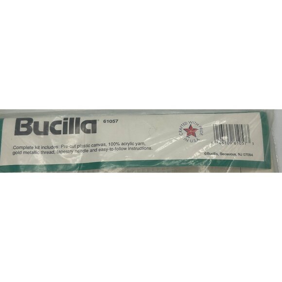 Bucilla Plastic Canvas Ornament Kit Lil Angels Make 3 Christmas Kids Seniors Vtg - Picture 2 of 4